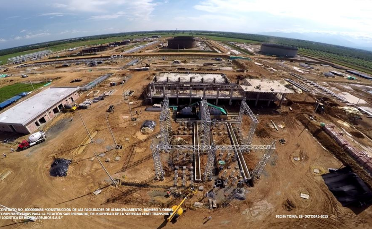 Structural erection and civil works at San Fernando Station
